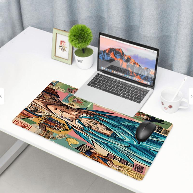 DRAGON BALL Print Muismat, Antislip Bureau Toetsenbord Mat, voor PC Laptop Gaming Werken Dagelijks Gebruik, Cool Festival Verrassingscadeau