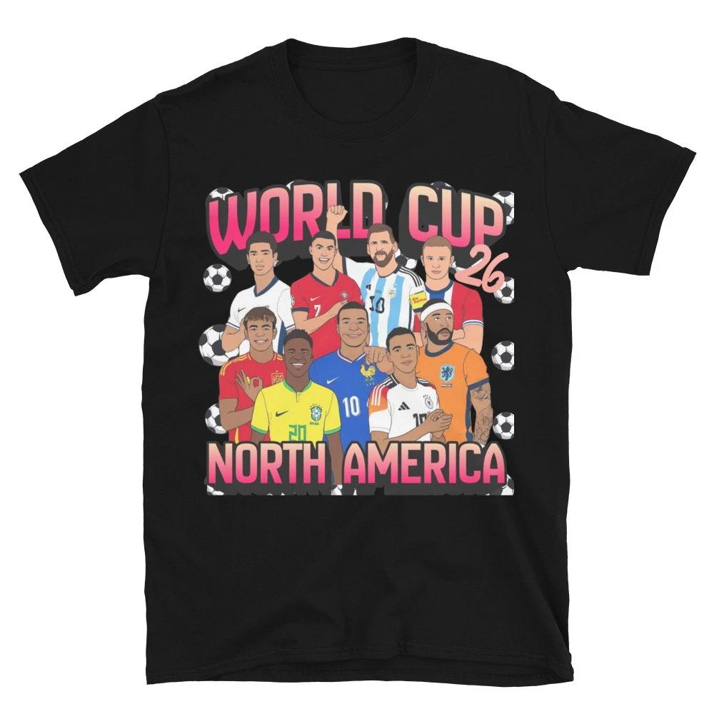 World Cup North America 2026 Unisex T-Shirt World cup GOAT 2XL