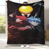 Assassination Classroom Anime Cartoon Flanellen Deken, Ultra Zacht Warm Pluche Plaid voor Huis Slaapkamer Bed Bank Cover Kantoor Picknick