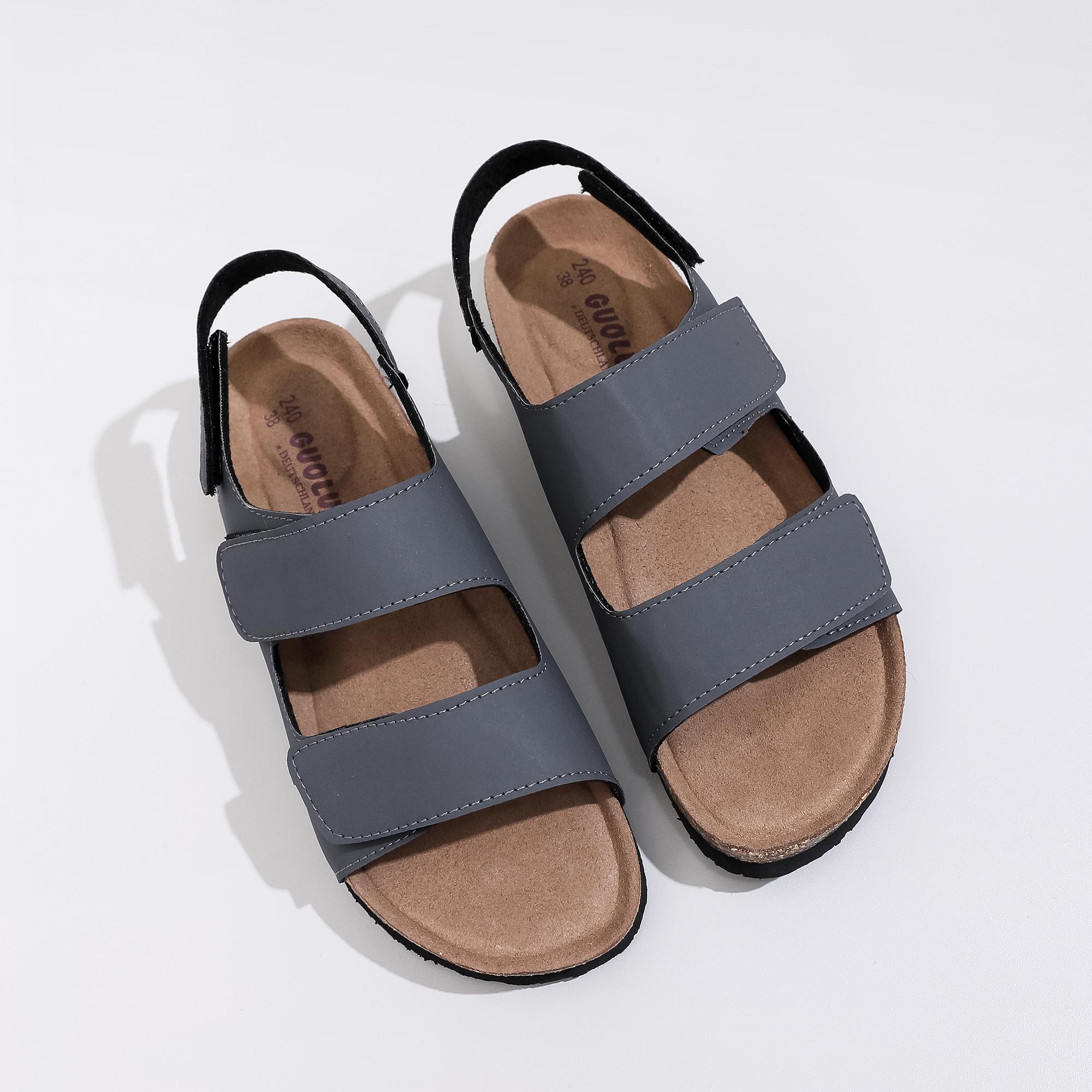 

Плоские тапочки женские мужские тапочки роскошные нескользящие тапочки из пробки женские пляжные сандалии для отдыха на природе 45