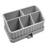 Detachable Silicone Toothbrush Storage Box Anti-Slip Toothbrush Toothpaste Organizer  Bathroom
