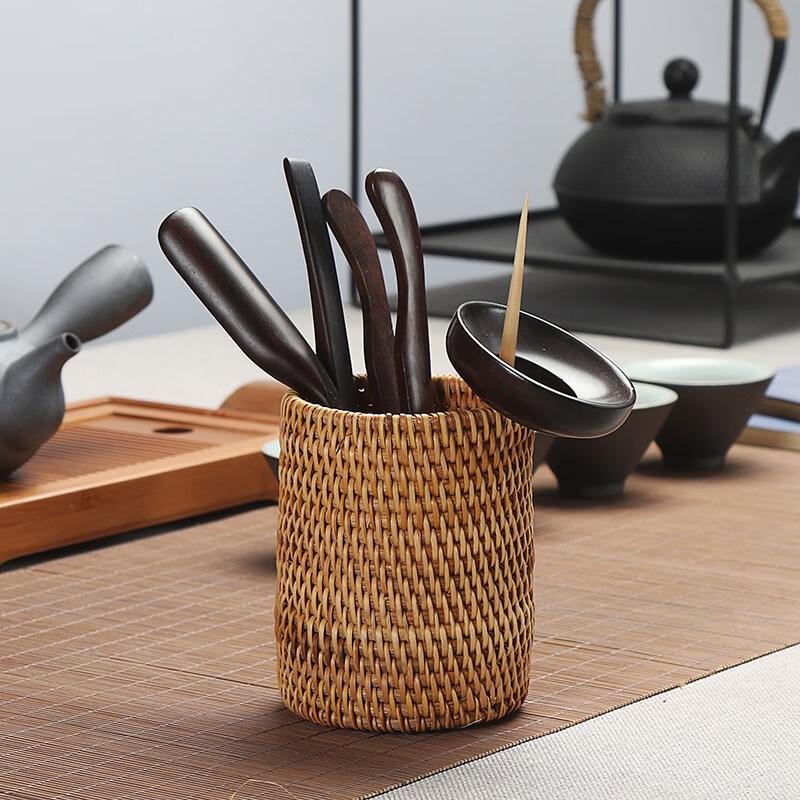 Chaxun Ebony Conical Tea Tool Set