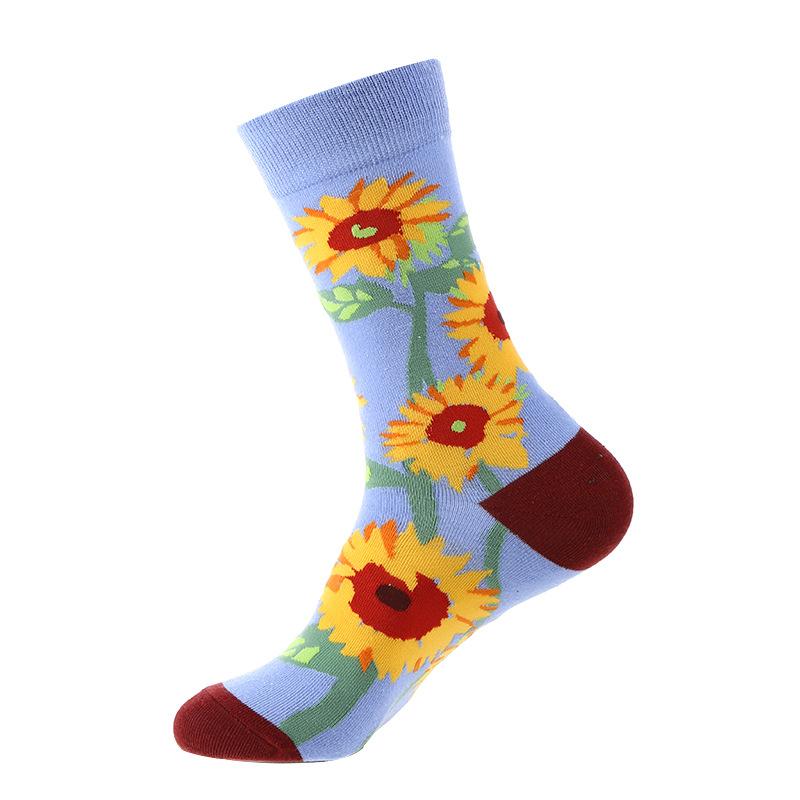 Cartoon Fruit Animal Cake Flower Mixed Colors, Pure Cotton, INS Fashion Brand, Net Red, Casual Fashion Socks for Men and Women