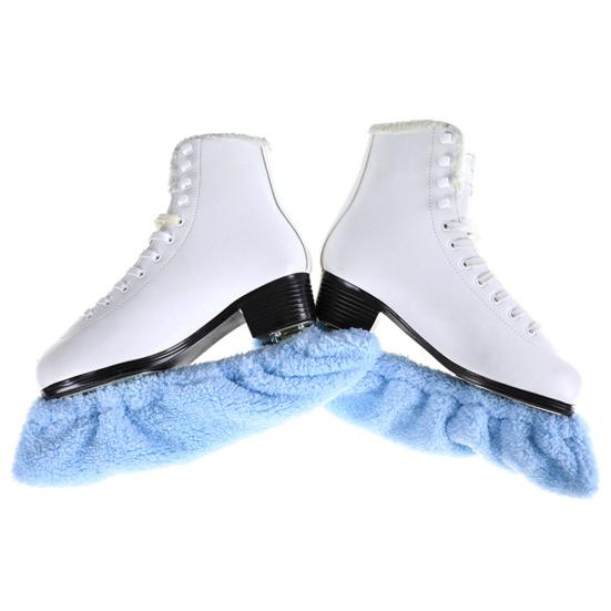 1 Paar Unisex Eiskunstlaufschuhüberzieher Elastischer Samt Rostschutz Staubdicht Gamaschen