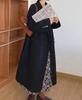 TASOGARA Chesterfield Long Plus Loose Perfect for Winter Outings Women's Coat, Length, Size, Figure-Flattering, Fit, Thick, Simple, Stylish, (JP,