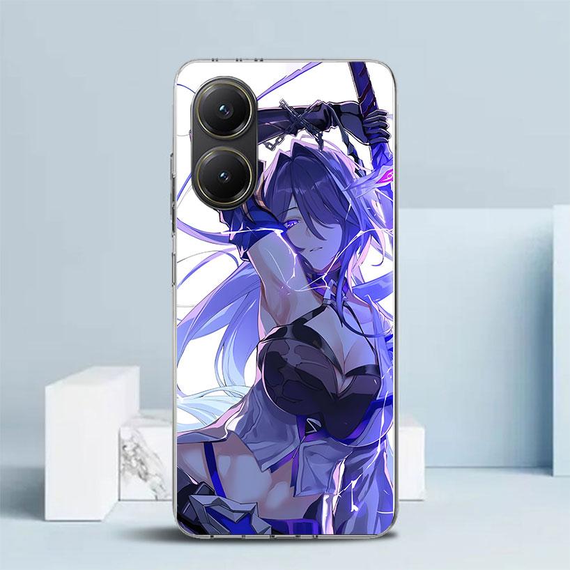 Honkai Star Rail Acheron Soft Cover for Xiaomi Poco F7 Ultra X7 X6 X5 Pro M7 Phone Case Redmi 15 15C 13 13C 12 12C 10 10C Print