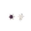 Amethyst Gemstone 925 Sterling Silver Women Jewelry Handmade Stud Earrings 0.44" EE-175-10
