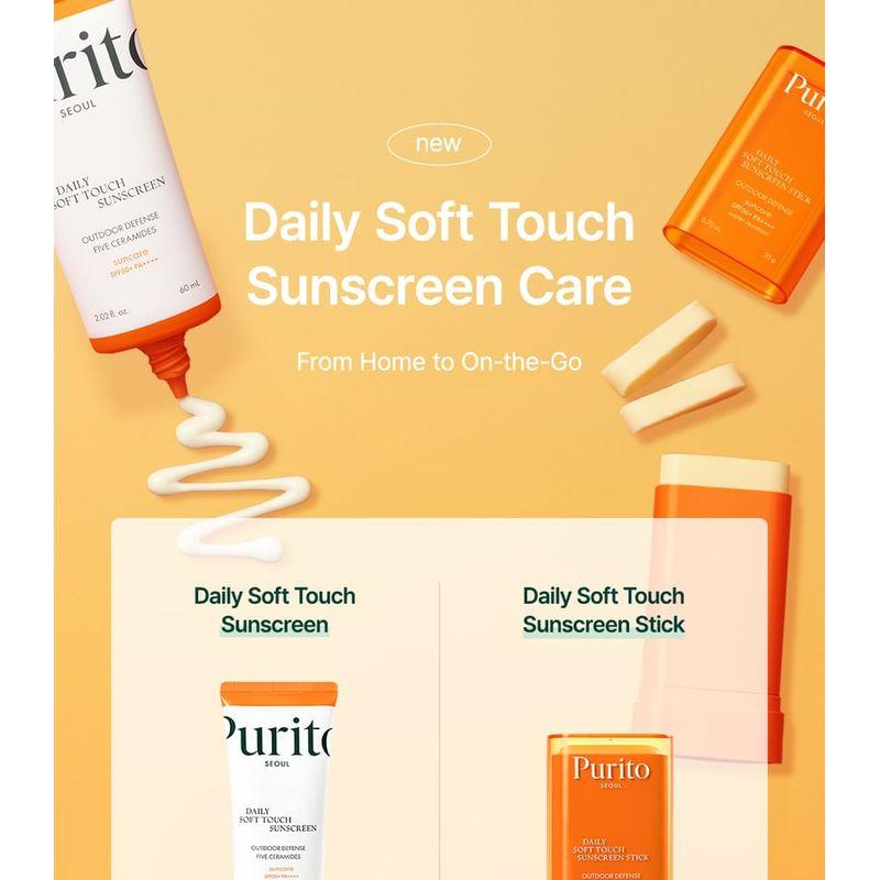 Purito SEOUL - Tägliches Sonnenschutz-Stick mit weicher Haptik