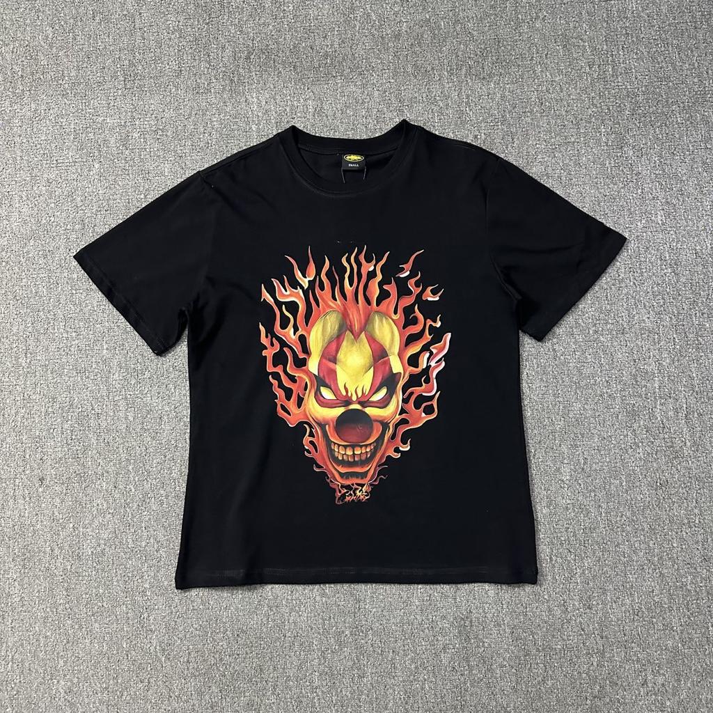 Cross-border manufacturer Corteiz tide brand Alcatraz summer new retro printing men's and women's trend loose short sleeves summer