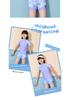 Girls' Summer Two-Piece Swimwear with Sun Protection for Middle and Big Kids
