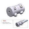 Fixed Buckle Pipe Fitting Connector 3\4" Circular Pipe Connector Frame Fasteners  Steel Tube Shelf