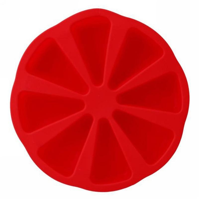 8-trójkątne okrągłe silikonowe formy do ciasta puszki ciasto Muffin Pizza blacha do pieczenia