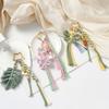 Countryside Style Braided Keychain Tassel Bag Pendant Handmade Woven Keychain  Couple Gift