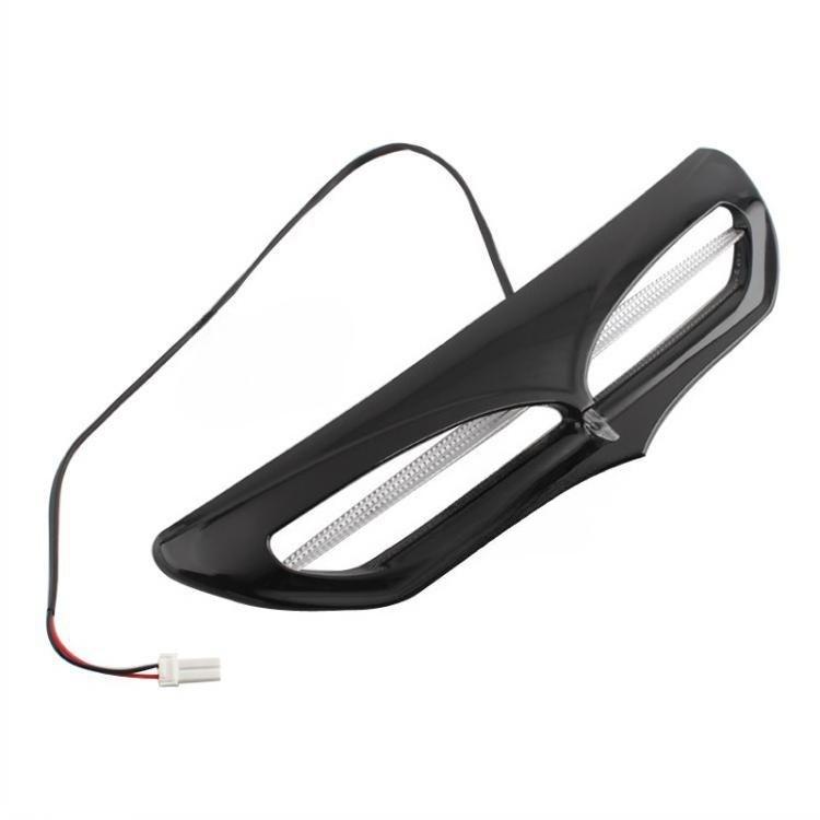 Motorcycle guide hood air inlet cover air vent with LED light for Harley Davidson gliding street gliding supreme gliding чёрный