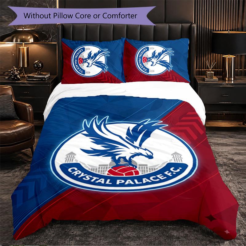 Crystal Palace Themed Bedding 3Pcs Duvet Cover Set Decorative Bed Linen For Teen Room Home Decoration