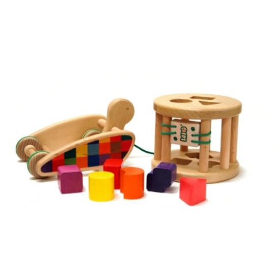 BorneLund BAJO Colorful Pull Toy Around 1 and a Half Years Old BAJ37840