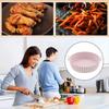 Food Grade  Fryer Silicone Baking Tray High Temperature Resistant Silicone Thick Baking Tray Cake Pizza Non-stick Baking Tray