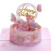 Best Wishes 3D Pop Up Greeting Card Stereo Card Thank You Card Flower Cake Card  Desktop Decoration
