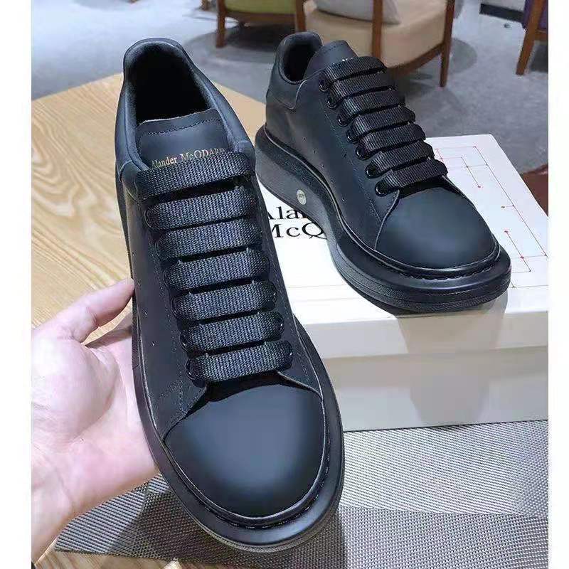 New McQueen Shoes Platform Heightening Board Shoes Casual Shoes Breathable Couple Shoes