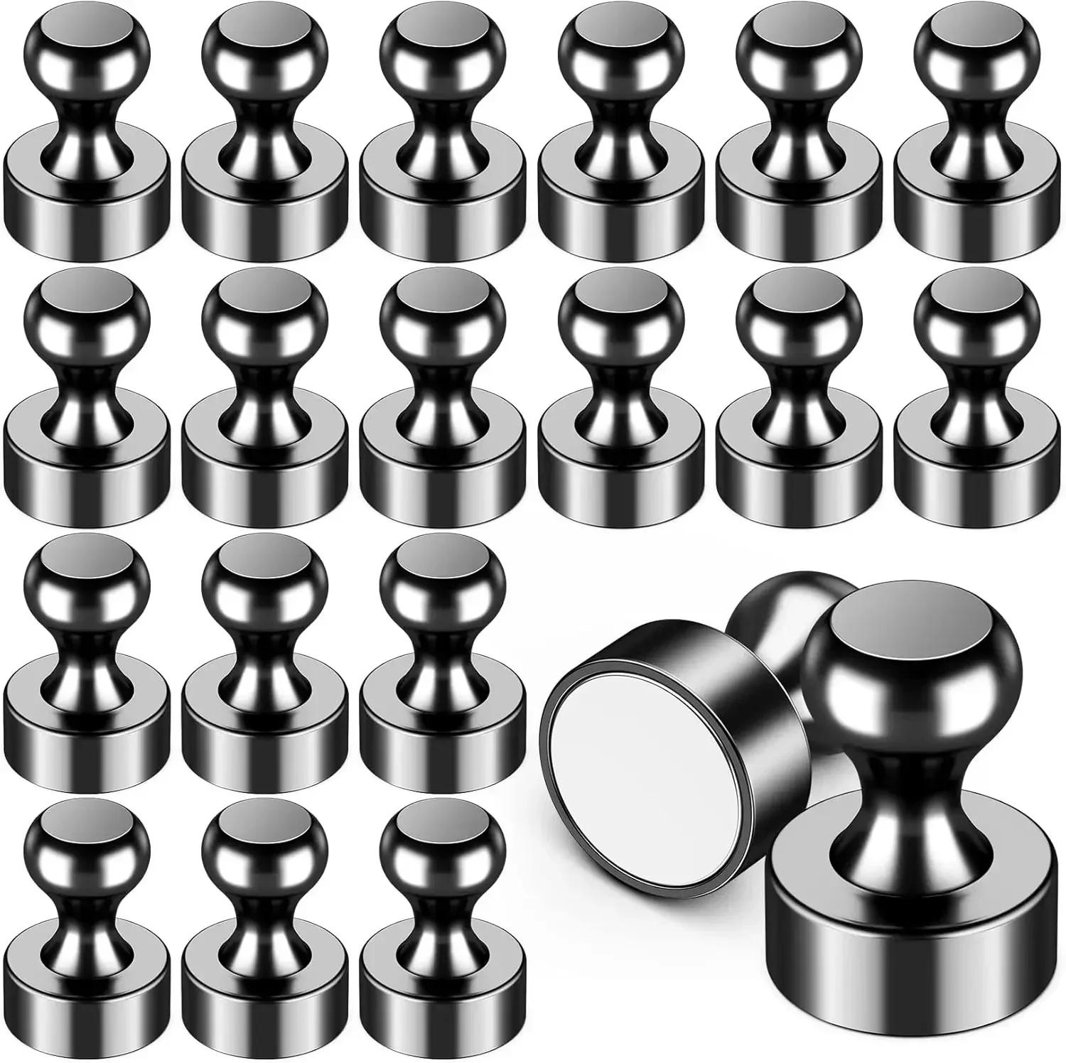 50/1Pcs Metal Magnetic Pins Neodymium Magnetic Thumbtacks for Whiteboard Cone Strong Magnets Fridge Pushpin Home Storage Tools 1pc чёрный