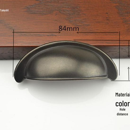 Vintage Seashell Drawer Handle for Chinese & European Cabinets