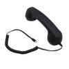 Retro Phone Handset Type C Wired Telephone Handset Handheld Receiver with Mic and Speaker for Conference Call