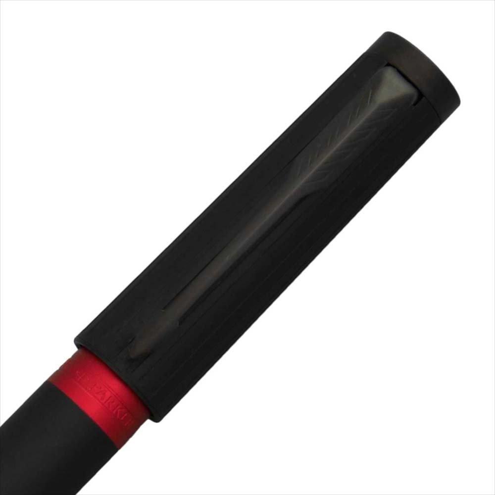 PARKER Ingenuity 5th Slim Deep Black with Red Original Fine Luxury Writing Instrument Pen, BT, Refill, Black, Nib, 1975834jp,