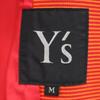 Y's Border Pattern tailored jacket M Orange Men's Used