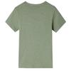 T-shirt pour enfants à manches courtes kaki clair 92/104/116/128/140