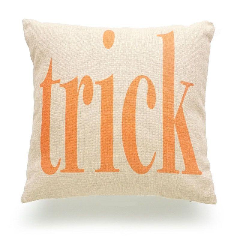 Stylish Halloween Pumpkin Decorative Pillowcases With Invisible Zipper Design
