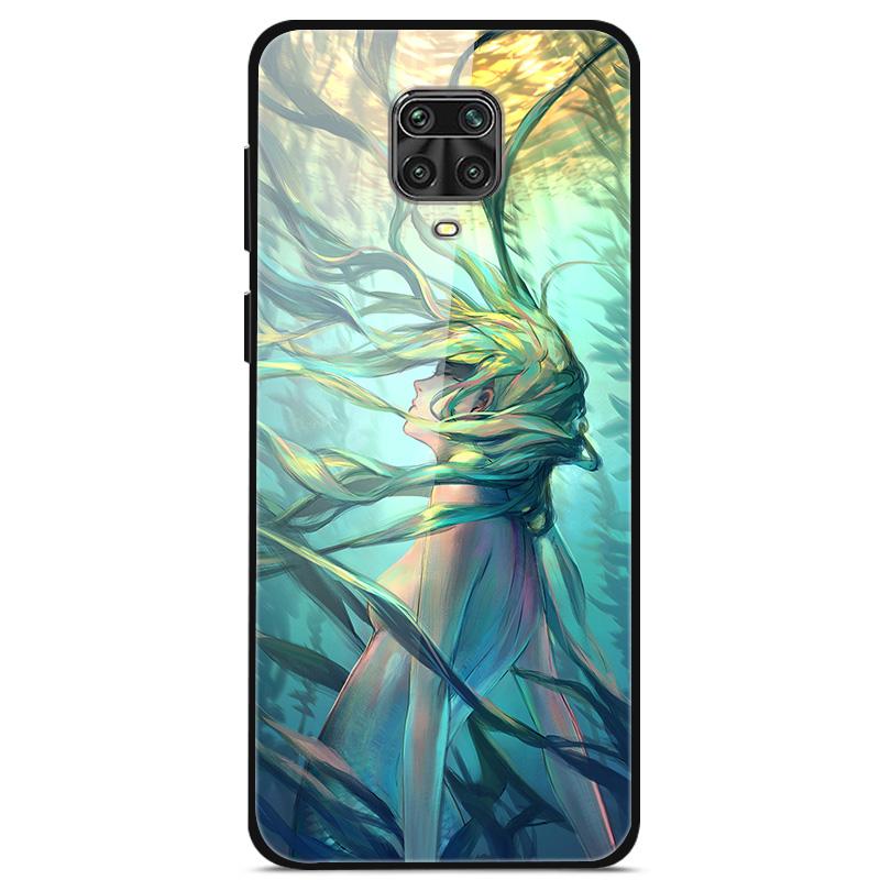 Tempered Glass Case For Xiaomi Redmi Note 9S Cover Soft Bumper Hard Glass Case For Xiaomi Redmi Note 9 S 9S Pro Max Phone Case