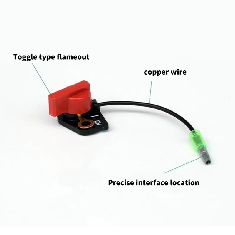 Reliable ABS Shut Off Switches Replacement Part Suitable For Robin EY20 For Long Lastingly Performances Easy To Mount