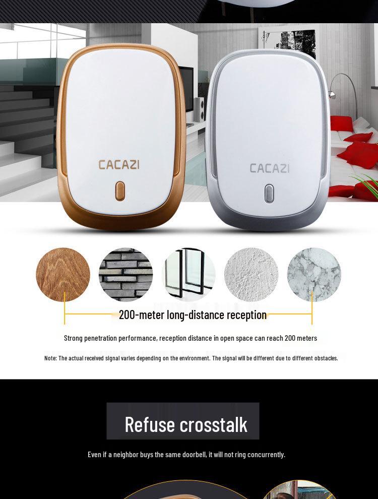 Kajias K01 3-in-1 Wireless Doorbell & Elderly Emergency Call System