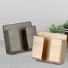 Free Storage Box Plug Bracket Wall Mounted Remote Control Mobile Phone Charging Hanging Holder
