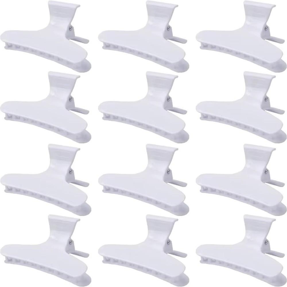 12Pcs Hairpins Hair Section Clamps Claw Clamps Claw Hair Clips New Butterfly Hair Clips Salon Use