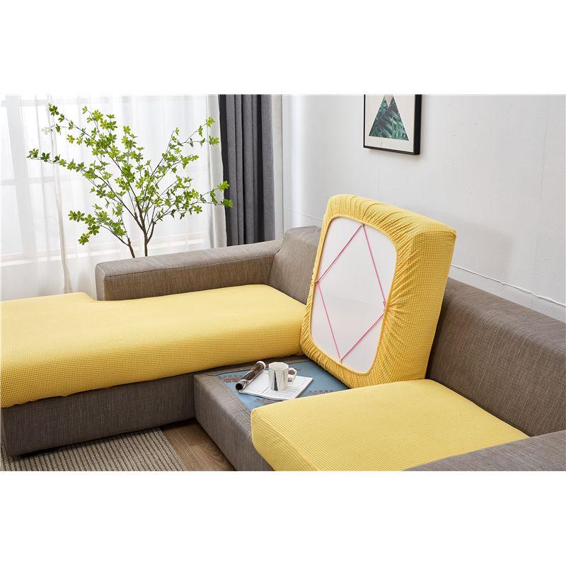 

Эластичный чехол на диван Тканевый чехол Всесторонний чехол на сиденье дивана Чехол на диван Круглый год Нейтральный диван Одинарный Двойной Комбинированный Corn velvet bright yellow Package 8(4 headgear)