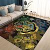 3D H-Hogwarts Magic Sign Gift Rug Carpet for Living Room Bedroom Home Decor,kids Play Non-slip for Sofa Doormat