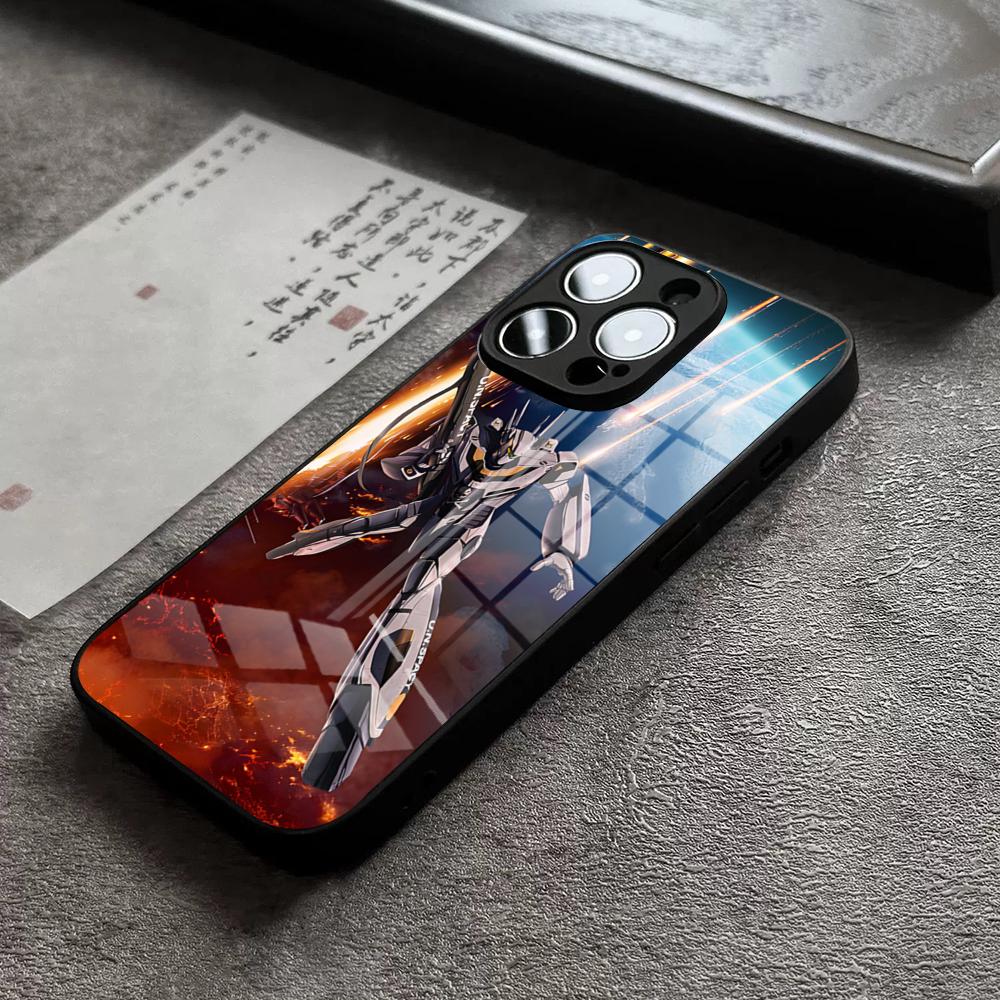 

R-Robotech Robert Macross Чехол для телефона For IPhone 17 16 Pro Max 15 Plus 14 Pro 12 11 13 Mini X XR XS Max SE Стеклянная крышка iPhone17ProMax