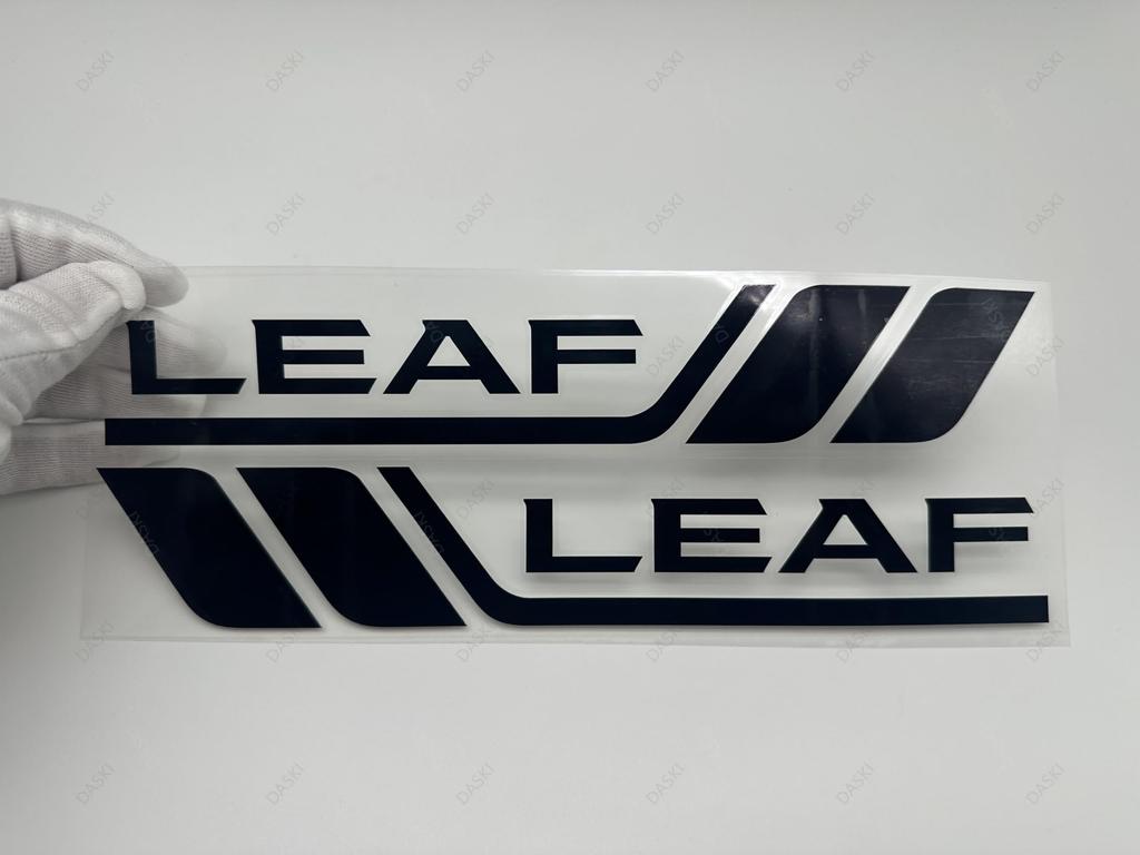 LEAF Car Sticker Decal Side Dress Up Fender Sticker for