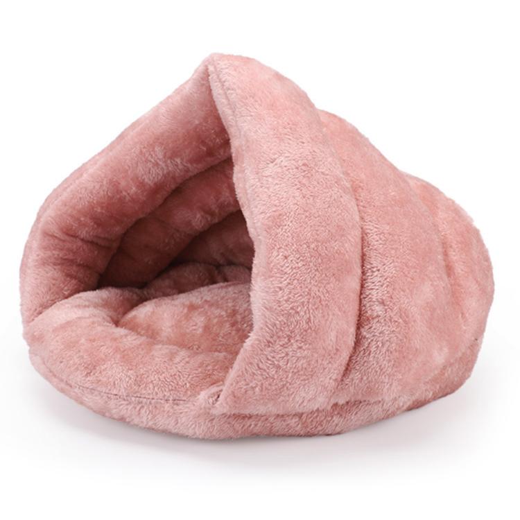 Dropshipping Long Faux Fur Pet Bed Comfortable Waterproof Plush Donut Round Dog Bed Soft Washable Cat Bed Removable Pet Cushion