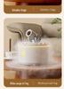 Creative Mini Canon Aroma Diffuser: Desktop Air Atomizing Volcano Humidifier