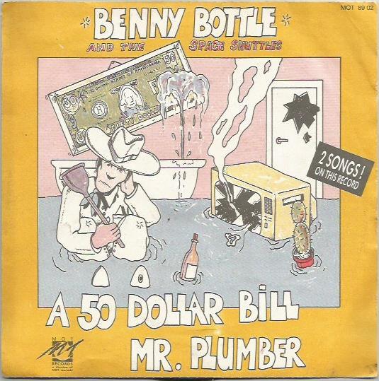 

7inch Record BENNY BOTTLE THE SPACE SHUTTLES A 50 Dollar Bill MOT8902 MOT Records 1989 Belgium Pop Used