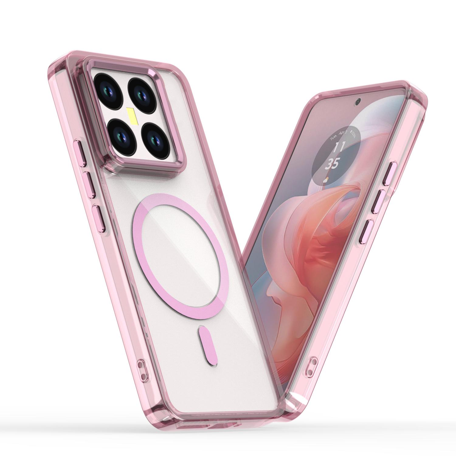 

Mi 14T Clear Magnetic Phone Case,Compatible MagSafe Shockproof Slim Protection Cover For Xiaomi Mi 14T Pro PC TPU&just case&Xiaomi 14t