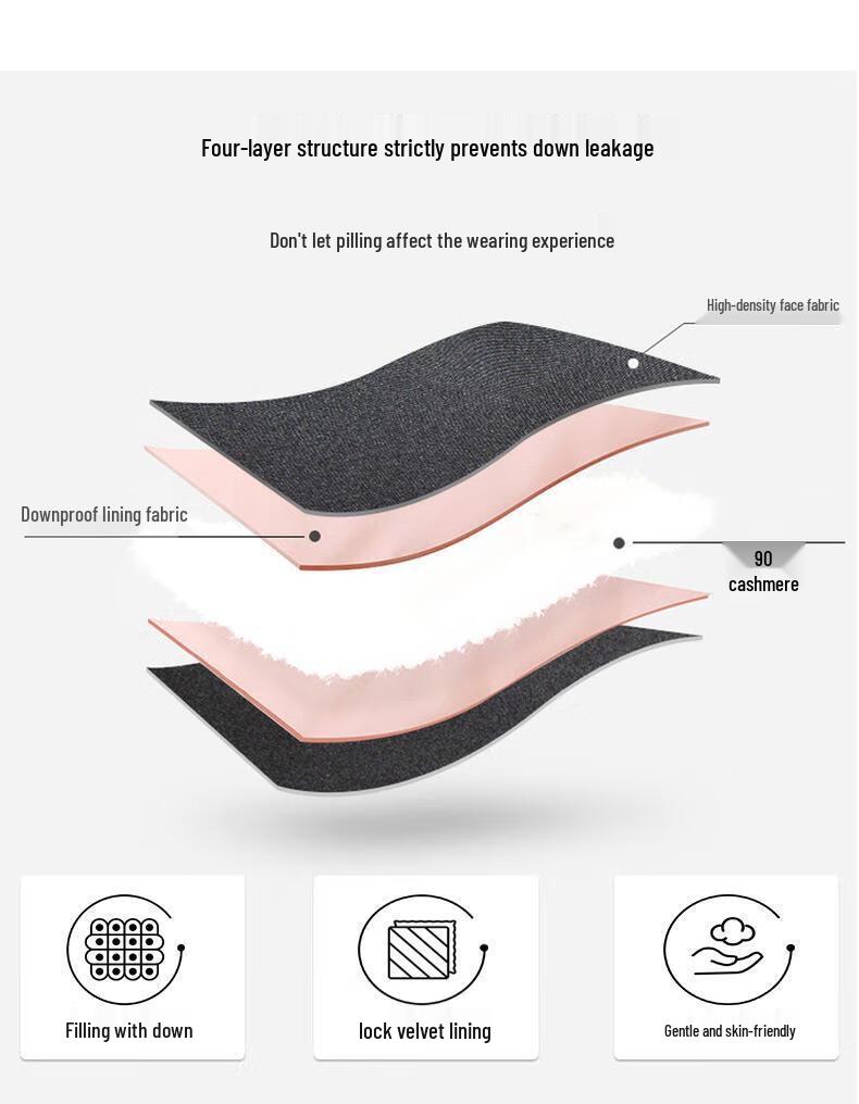 YAYA Women's Mid-Length Hooded Down Jacket