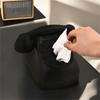  Unique Telephone Model Tissue Box PVC Craft Paper Case for Home and Office Use