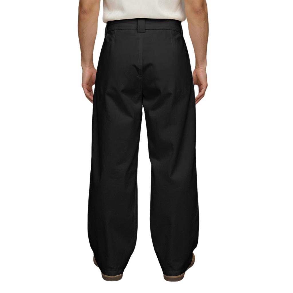 Men's Baggy Pants Wide Leg Pleated Dress Pants Slacks Casual  Trousers With Pockets,Cotton Work Pants