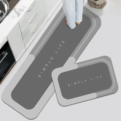 Nordic Modern Kitchen Floor Mat Home Entrance Doormat Living Room Carpet Anti-slip Bedroom Long Rugs Alfombras De Cocina