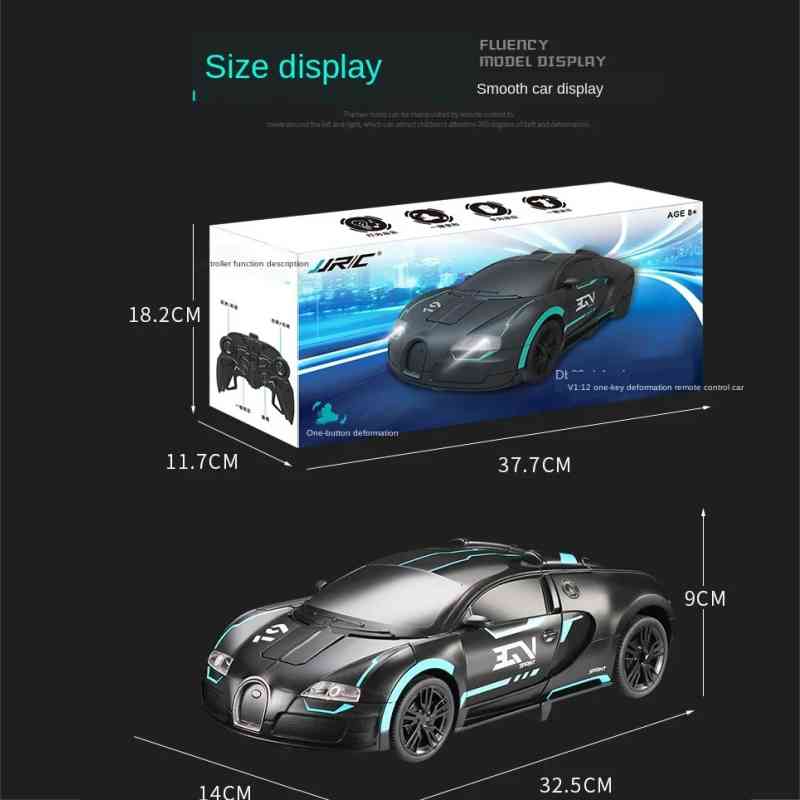 32cm Rc Remote Control Deformation Car Wireless Charging Racing Toy Boy New Year Gift