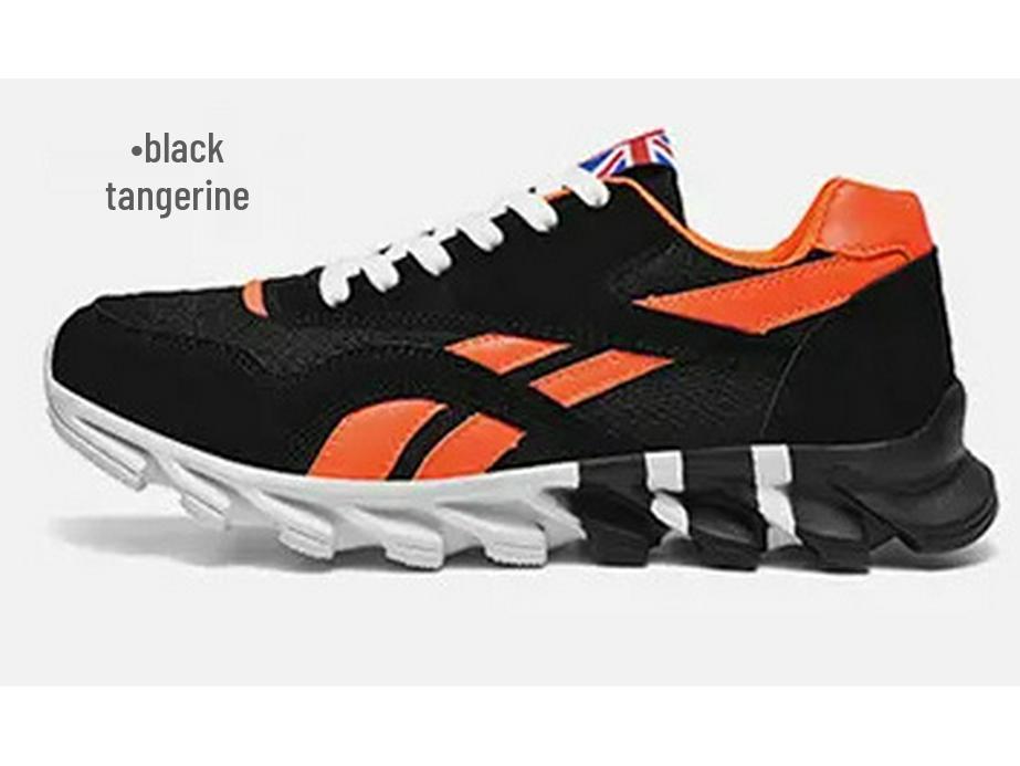 2025 Jesień Styl Koreański Lekkie Oddychające Męskie Buty do Biegania z Ostrzem - Modne, Duży Rozmiar, Niski Krój