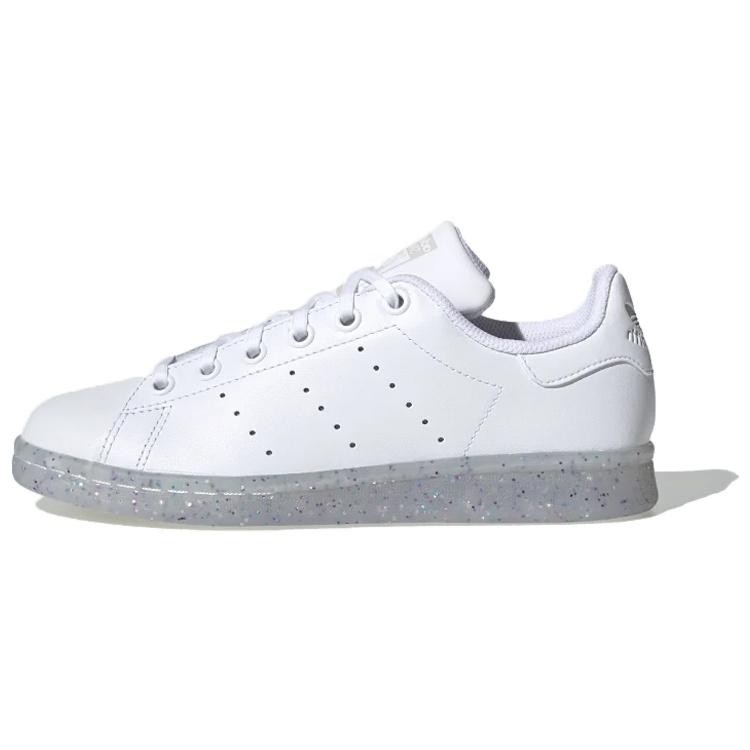 (GS) adidas Originals Stan Smith J Shoes White Grey Kids EE7574 EU 37⅓